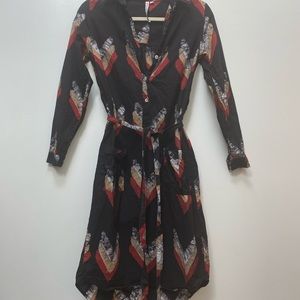 Osei duro button tie dress